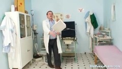 Grandpa doctor gives grandma radima a full ass examination Thumb