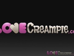 Love Creampie Classy big tits MILF lets husband cum inside her Thumb