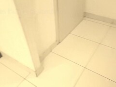 Risky public pissing at public toilet - Laura Fatalle Thumb