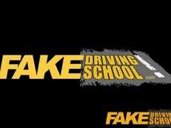 Fake Driving School pov shots students pussy swallows up all the cum Thumb