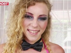 LETSDOEIT - French Teen Angel Emily Gets Shivering Orgasms from Brutal Sex Thumb