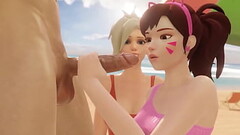 Dva and Tracer Loves Big Dicks 3D New Game [ Realistic Uncensored ] Thumb