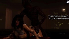 (4K - Love Wolf) Lost girl with big tits and big ass gets fucked by a monster with a erect cock and decides to get creampied | Hentai 3D Thumb