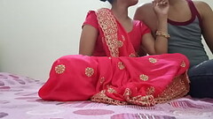 Indian Desi newly married hot bhabhi was fucking on dogy style position with devar in clear Hindi audio Thumb