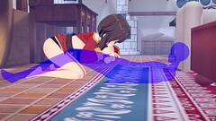 KonoSuba Hentai - Megumin blowjob and cum in her mouth - Japanese Asian Manga anime game porn Thumb