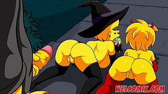 Halloween night with sex - The Simptoons Thumb