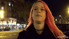 GERMAN SCOUT - CRAZY PINK HAIR LATINA GIRL LILIAN GET EYE ROLLING ORGASM AT PICKUP SEX Thumb