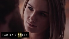 Brad Newman Cant Resist His Step Daughter (Natalie Knight) When She Sneaks Into His Bed - Family Sinners Thumb